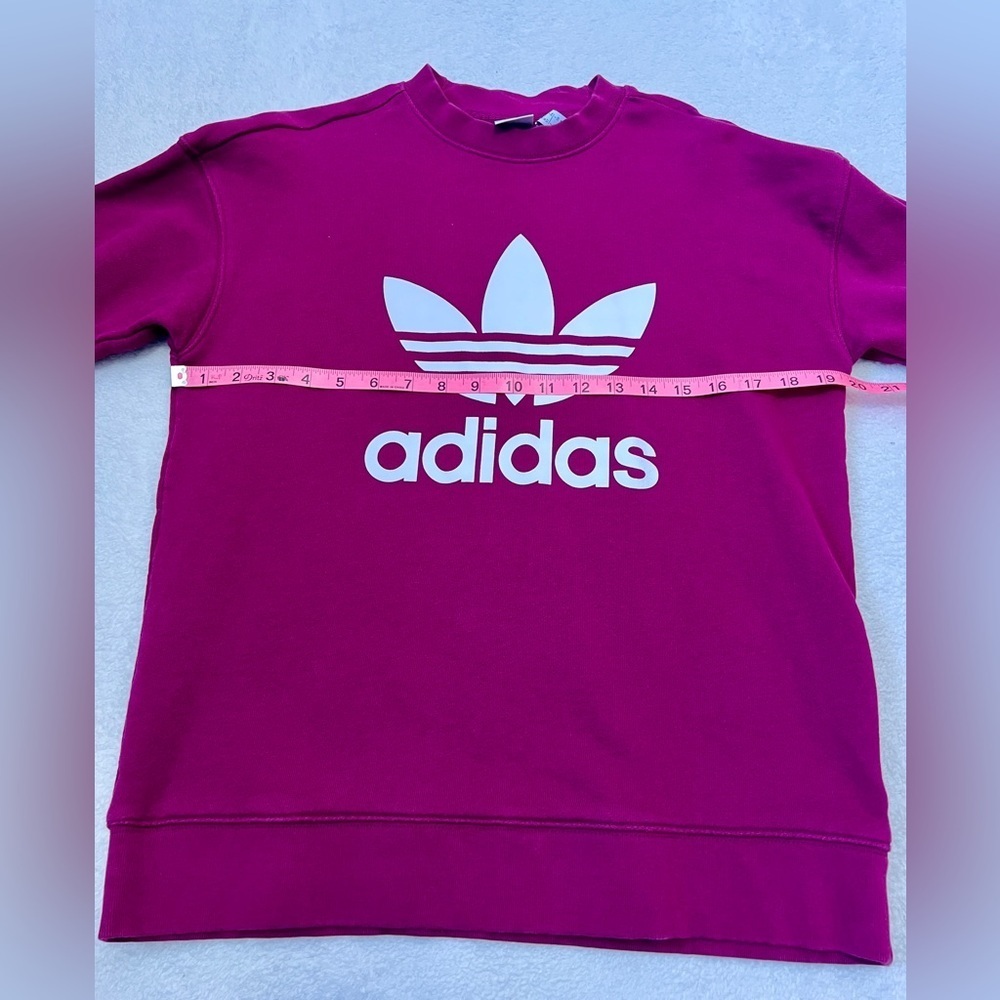 Adidas Original Logo Trefoil French Terry Crewneck Sweatshirt - XS - Picture 3 of 10